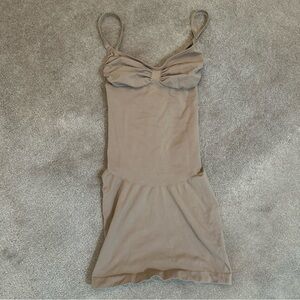 Skims Seamless Sculpt Slip Dress Sienna Size Large MSRP $72